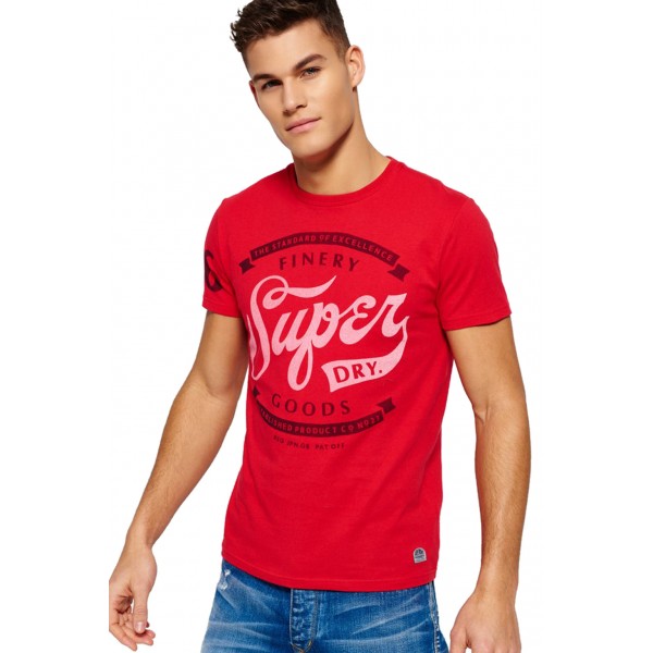 T-SHIRT FINERY GOODS INDIANA RED